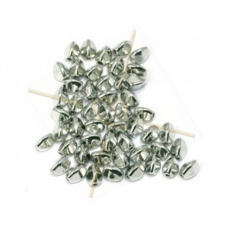 Pinch Beads Crystal Full Silver