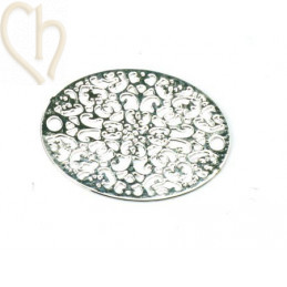 pendentif filligran ovale 16mm