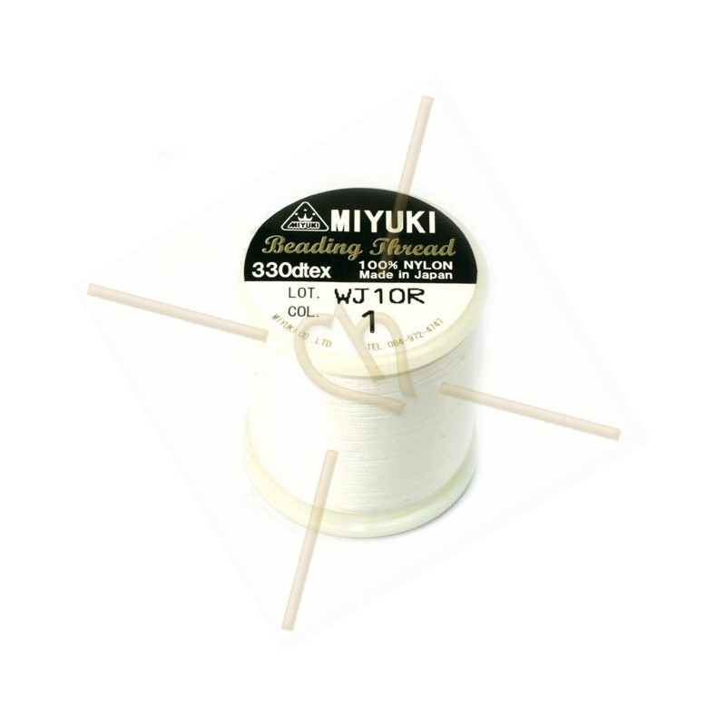 Miyuki Beading Thread White Miyuki Beading Thread White