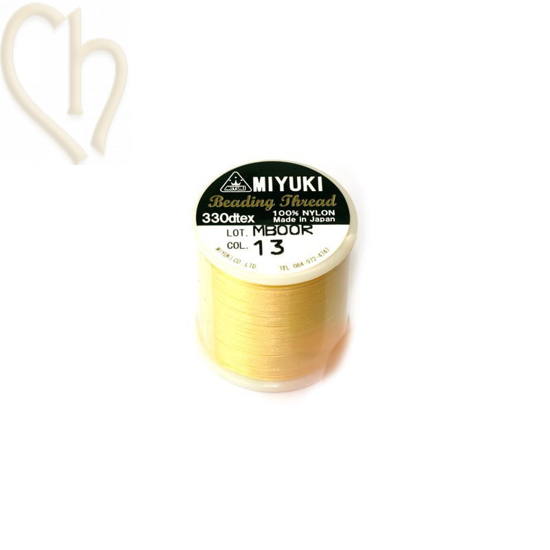 Miyuki Beading Thread Jaune
