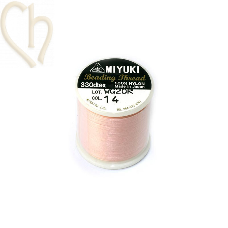 Miyuki Bead Thread Lichtrose