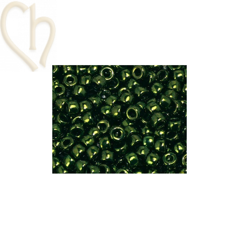Matubo Rocaille 8/0 Metallic Green