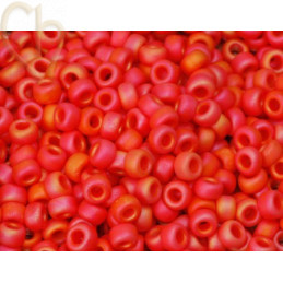 Rocaille 8/0 Rood Multi Mat