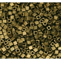 Miyuki Cube 1.8mm Bronze Metallic Mat