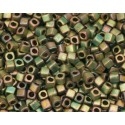Miyuki Cube 1.8mm Khaki Multi Metallic