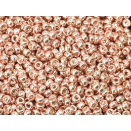 rocaille seedbead 11/0 Light Pink Galvanised