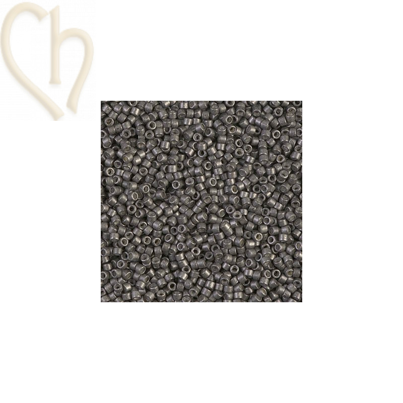 Delica 11/0 5gr. Graphite Galvanised Mat