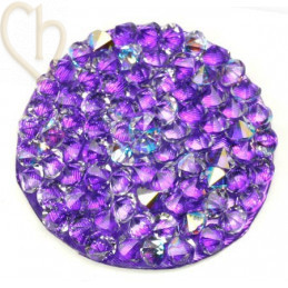 Crystal Rocks 30mm Crystal AB / Purple