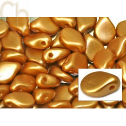 Pip Perles 5*7mm Pastel Amber