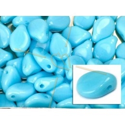 Pip beads 5*7mm Opaque Aqua