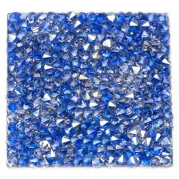 Rocks carre 27mm Silver Shade / Metal. bleu