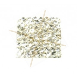 Rocks carre 20mm silver shade