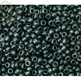 Rocaille 11/0 Miyuki Mat Metallic Hematite
