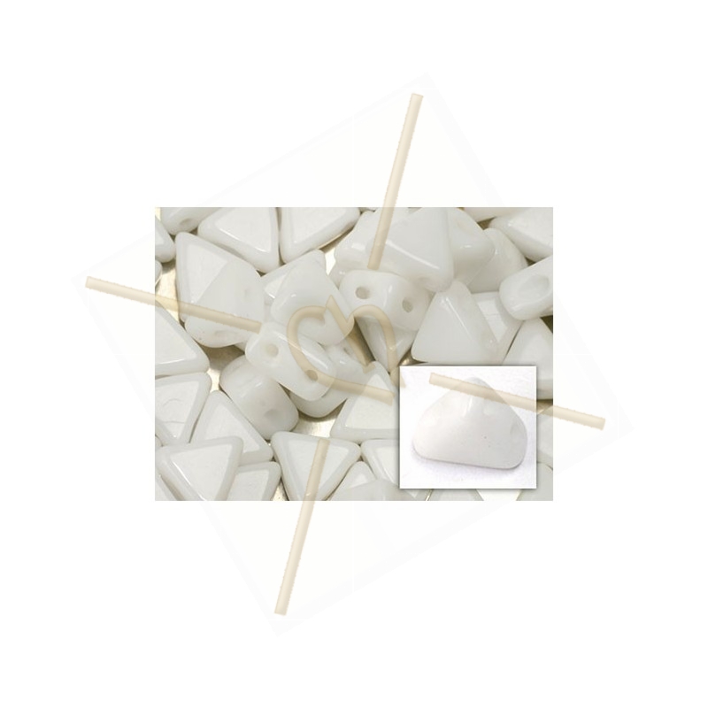 Kheops® Par Puca® beads 6mm Opaque White