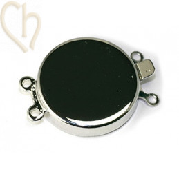 Clasp slider round 2-row 19mm