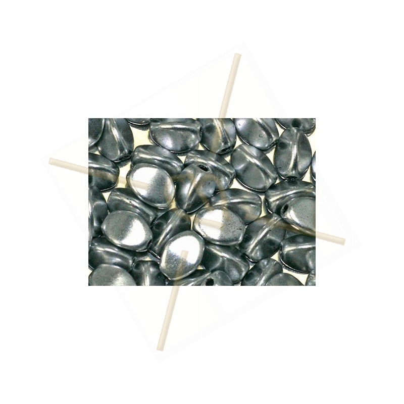 Pinch Beads Aluminium Silver 