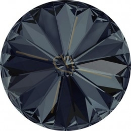 1122 - 18mm Rivoli Swarovski SILVER NIGHT SINI