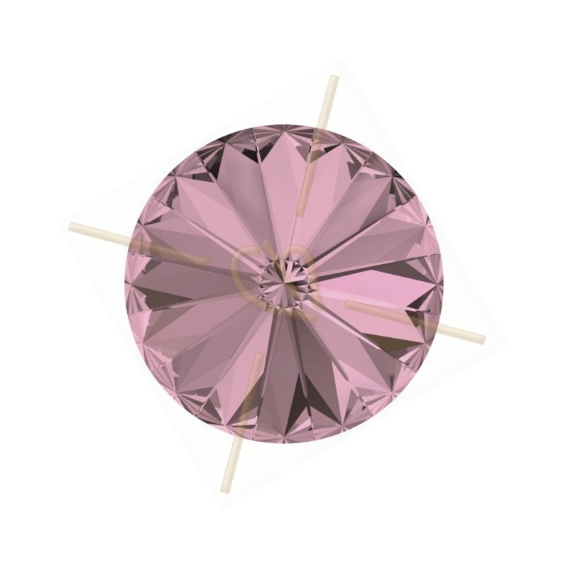 1122 - 14mm Rivoli Swarovski Antique Pink antp