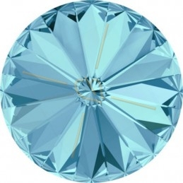 1122 - 10mm Rivoli Swarovski Aquamarine 202