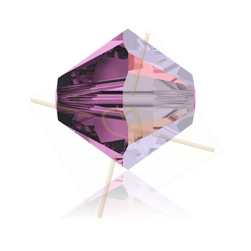 3mm Amethist satin Swarovski Tolletje 204 satin 3mm Amethist satin Swarovski Tolletje 204 satin