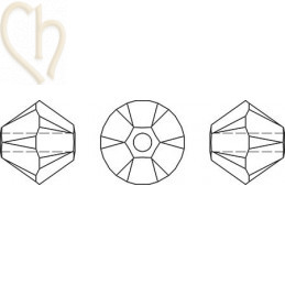 3mm Silver Night Swarovski Bicone 001SINI