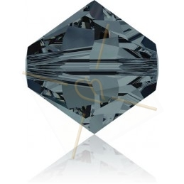 3mm Graphite  Swarovski Bicone 253