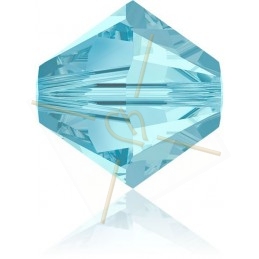 4mm Aquamarine Swarovski Bicone 202