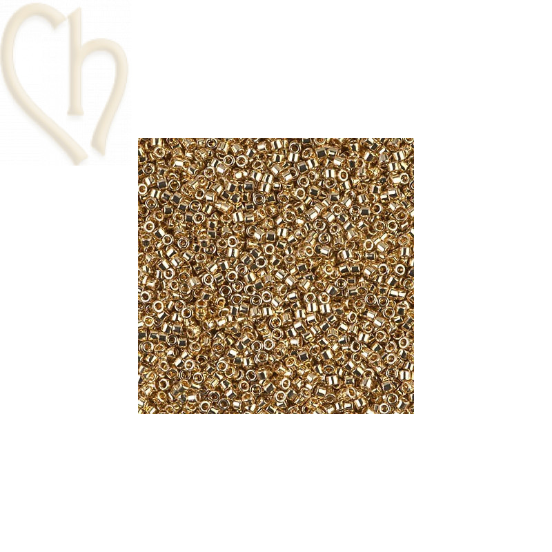 Delica plaqué goud
