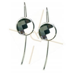 earrings trendy round 15mm