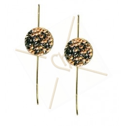 earrings trendy round 15mm