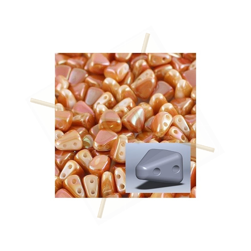 Nib-Bit bead 6*5mm Full Abricot