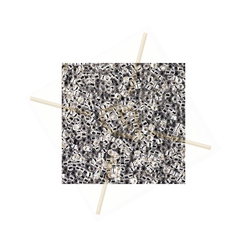 DELICA SILVER LINED CRYSTAL DELICA SILVER LINED CRYSTAL
