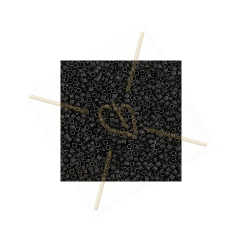 Delica zwart mat
