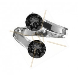 adjustable ring silver .925 for Swarovski 08mm 1088 rivoli