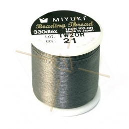 Miyuki Bead Thread Medium Grijs