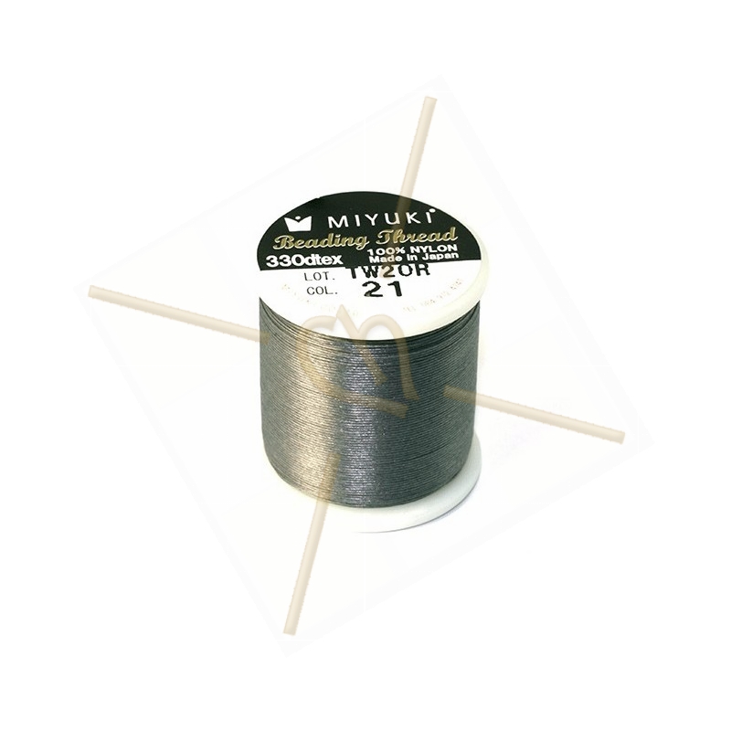 Miyuki Beading Thread Medium Gris