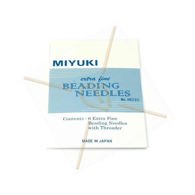 Miyuki 6 Beading Neadles extra fine with Threader