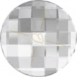 Swarovski chessboard rond 20mm CRISTAL 001