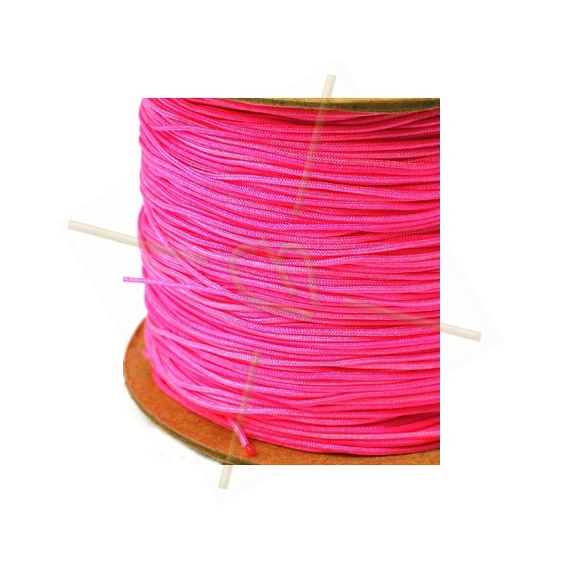 fuchsia polyester cordon 0.4mm