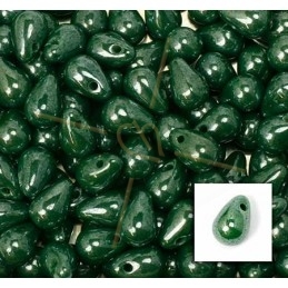 drop beads 4*6mm opaque khaki