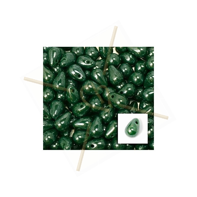 drop kralen 4*6mm opaque khaki drop kralen 4*6mm opaque khaki