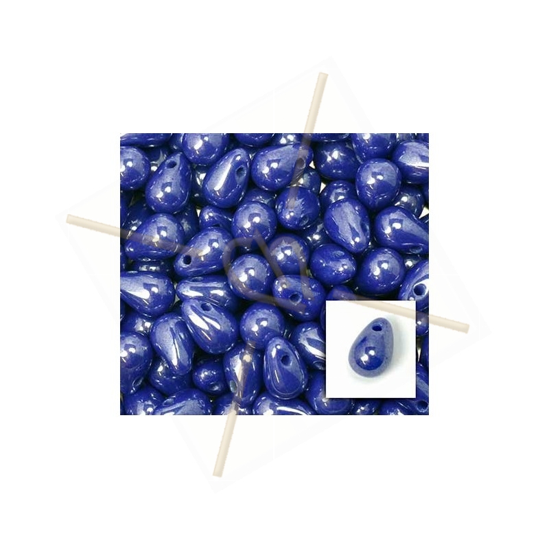 drop kralen 4*6mm opaque SMOKE VITRAIL MEDIUM drop kralen 4*6mm opaque SMOKE VITRAIL MEDIUM