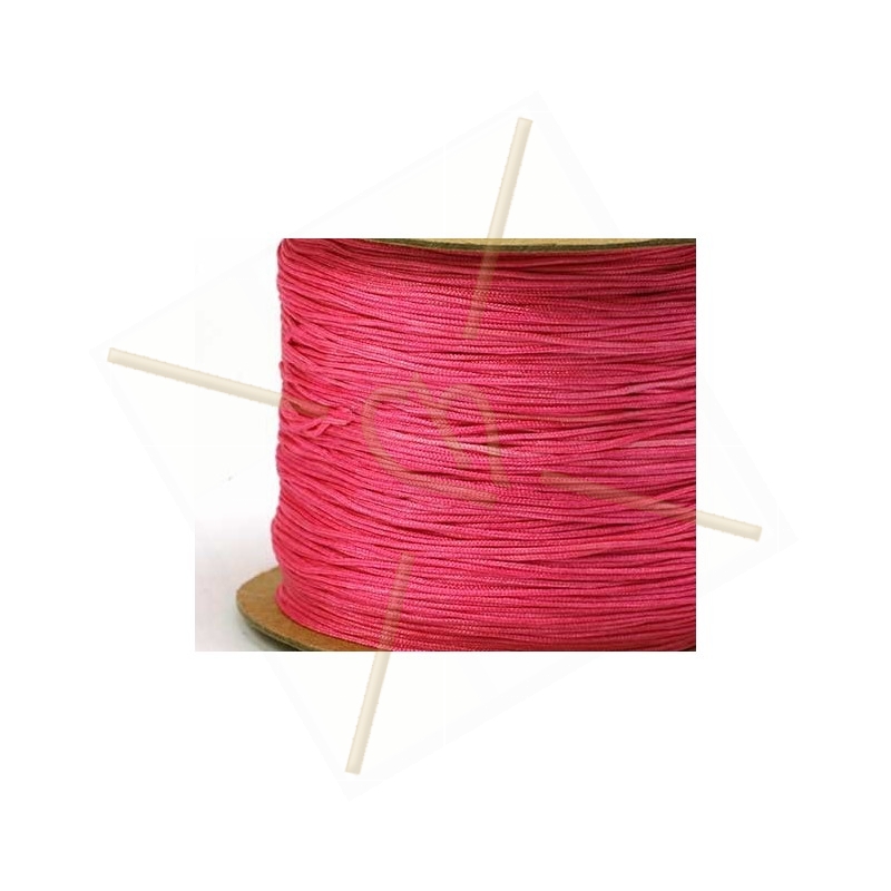 rose polyester cordon 0.4mm