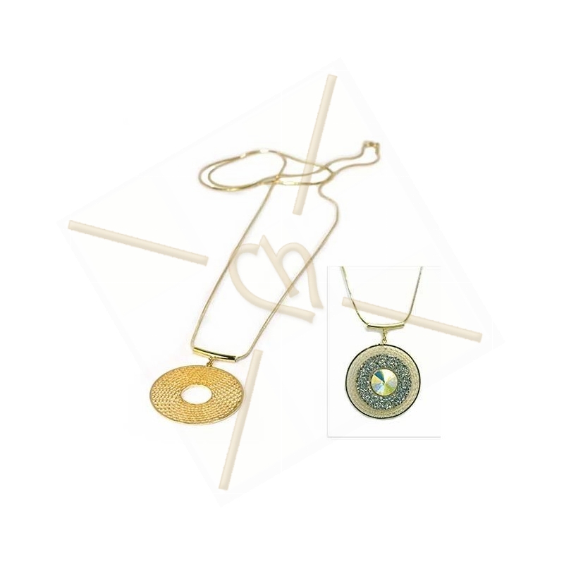 necklace long 80cm with "dreamcatcher" gold necklace long 80cm with "dreamcatcher" gold