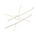 ketting 53mm met rondel voor oorketting
