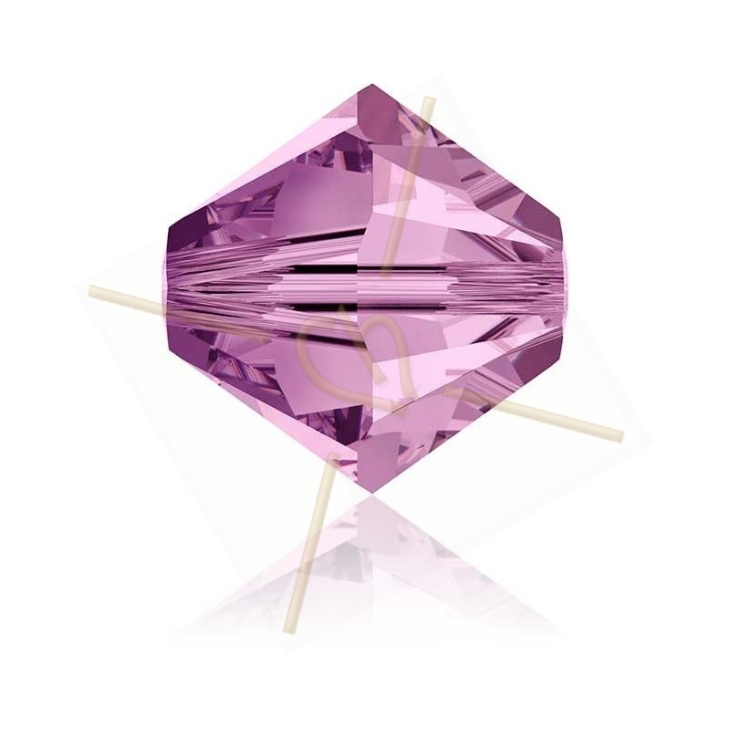4mm bicone Light Amethist Swarovski 212 4mm bicone Light Amethist Swarovski 212