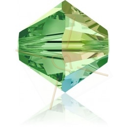 4mm bicone Peridot AB Swarovski 214AB