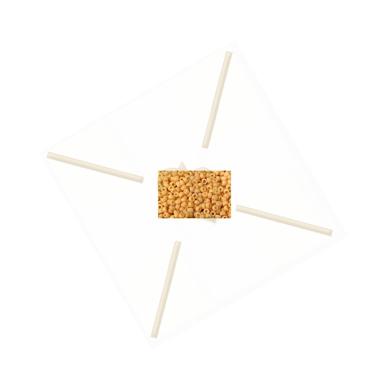 15/0 Light peach opaque 15/0 Light peach opaque