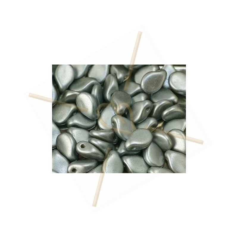 Pip-beads 5*7mm Pastel Light Grey