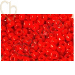 15/0 OPAQUE RED 
